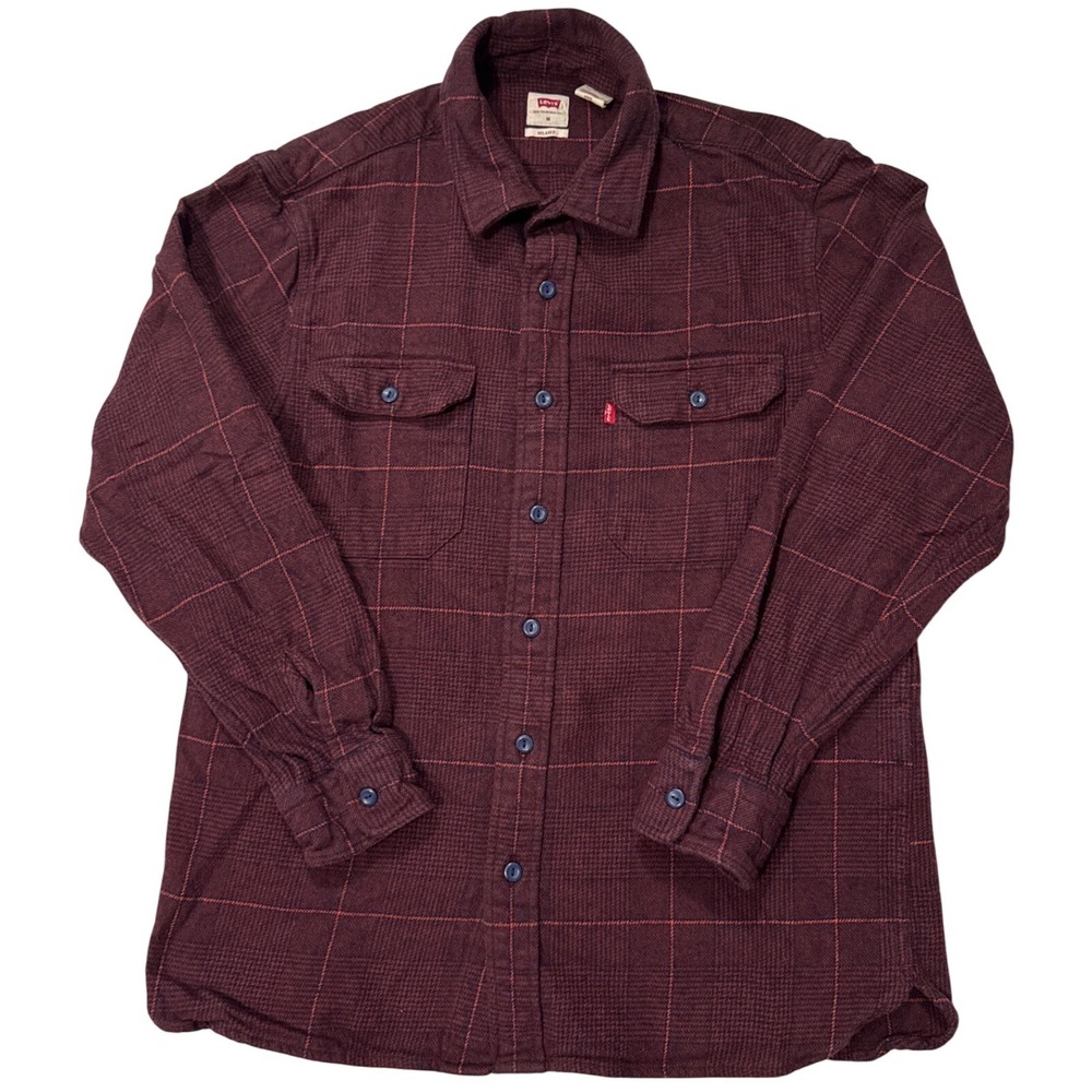 Men's Levi's Jackson Worker shirt Burgundy - Medium